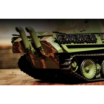 Ferngesteuerter Panzer ASG/IR/Sound/Rauch 1:16 Deutscher Jagdpanther Jagdpanzer RTR 2,4 GHz – Heng Long 3869-1U (S)